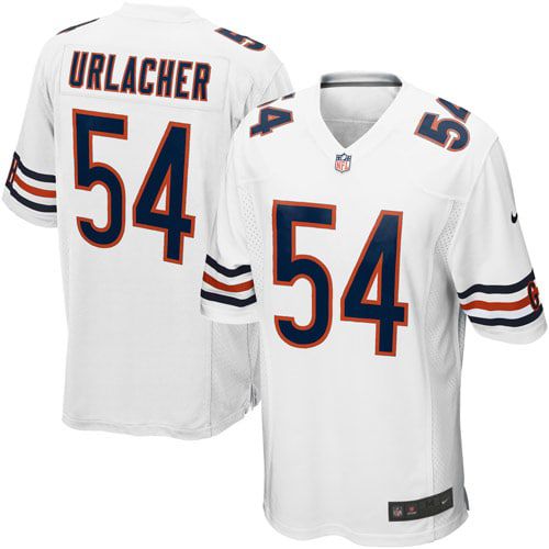 Men Chicago Bears #54 Brian Urlacher Nike White Game Player NFL Jersey